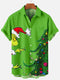 Men's Christmas Funny Graphic Short Sleeve Hawaiian Shirt
